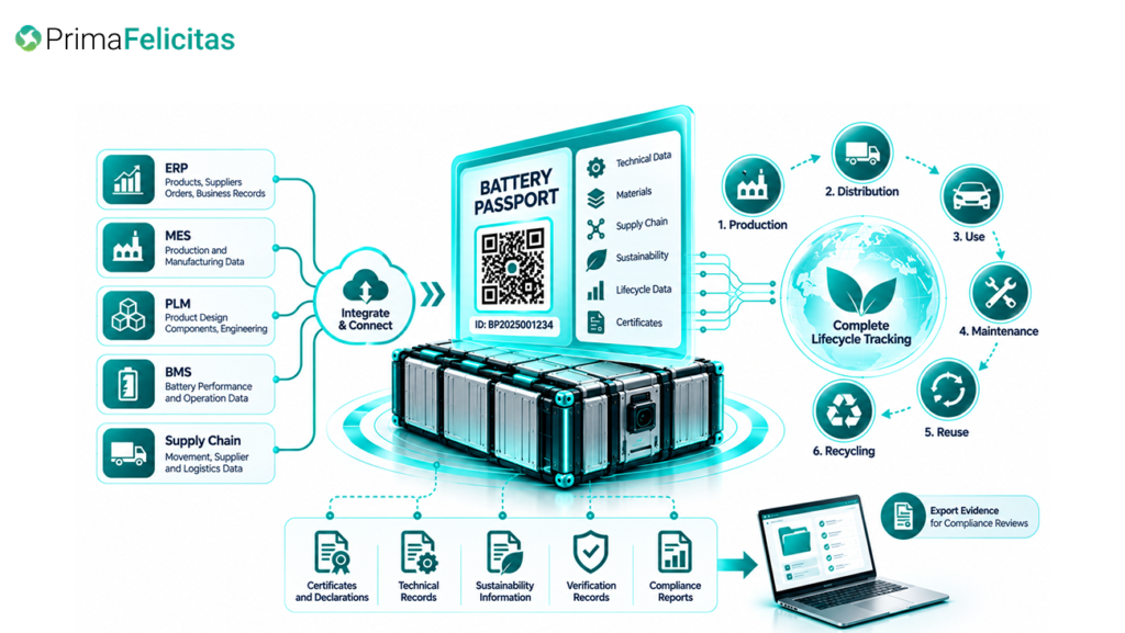 Battery passport software